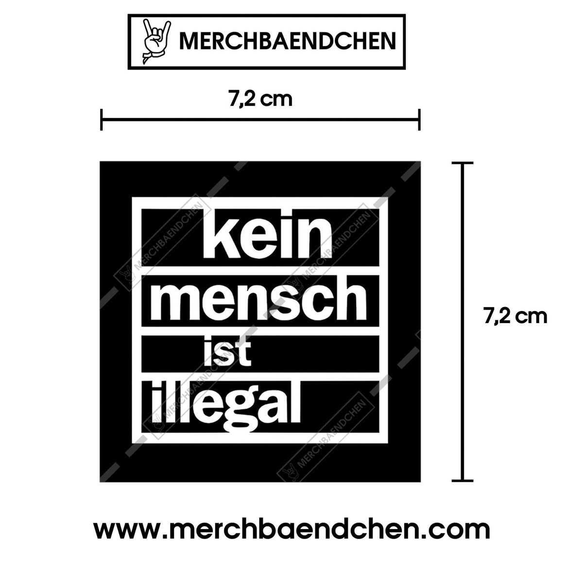 Kein Mensch ist illegal Sticker