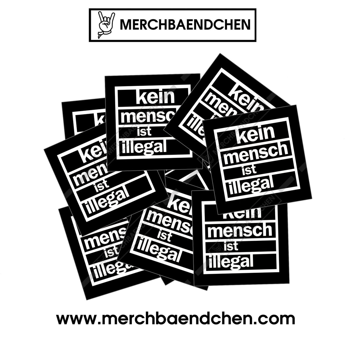 Kein Mensch ist illegal Sticker