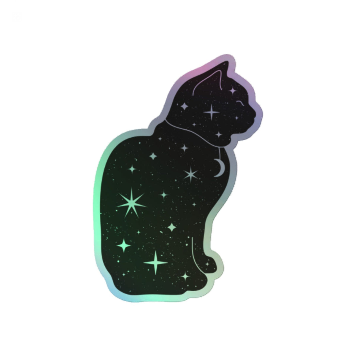 Cat Universe Hologramm Vinylsticker