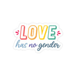 Love has no Gender - zugeschnittener Vinylsticker