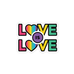 Love is Love - zugeschnittener Vinylsticker