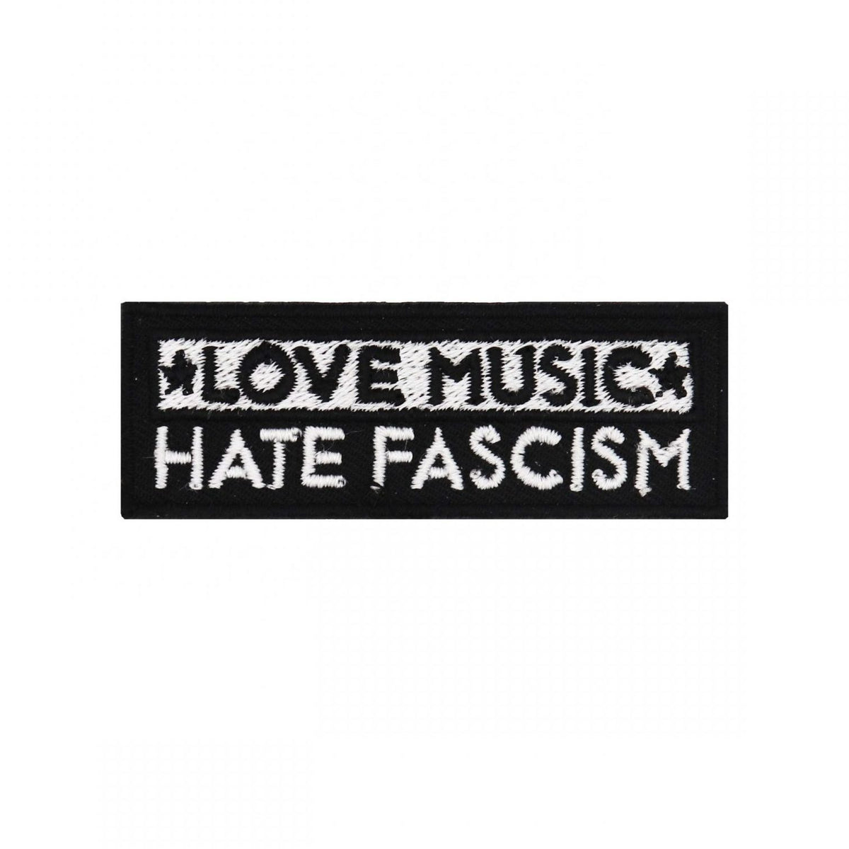 Love music hate fascism Patch