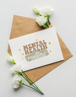 Mental Health Matters Postkarte