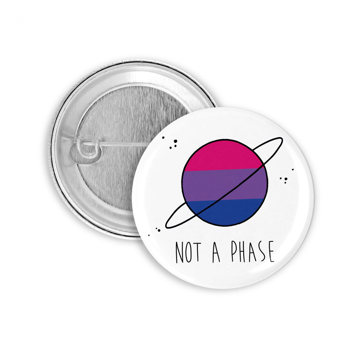 Not a phase bisexuell Button