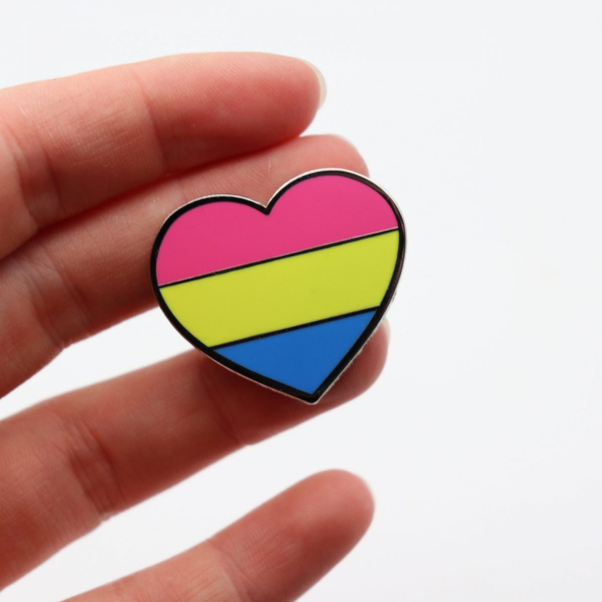 Pansexuell Herz - Emaille Pin