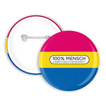 100% Human - Pansexual Button | 38mm