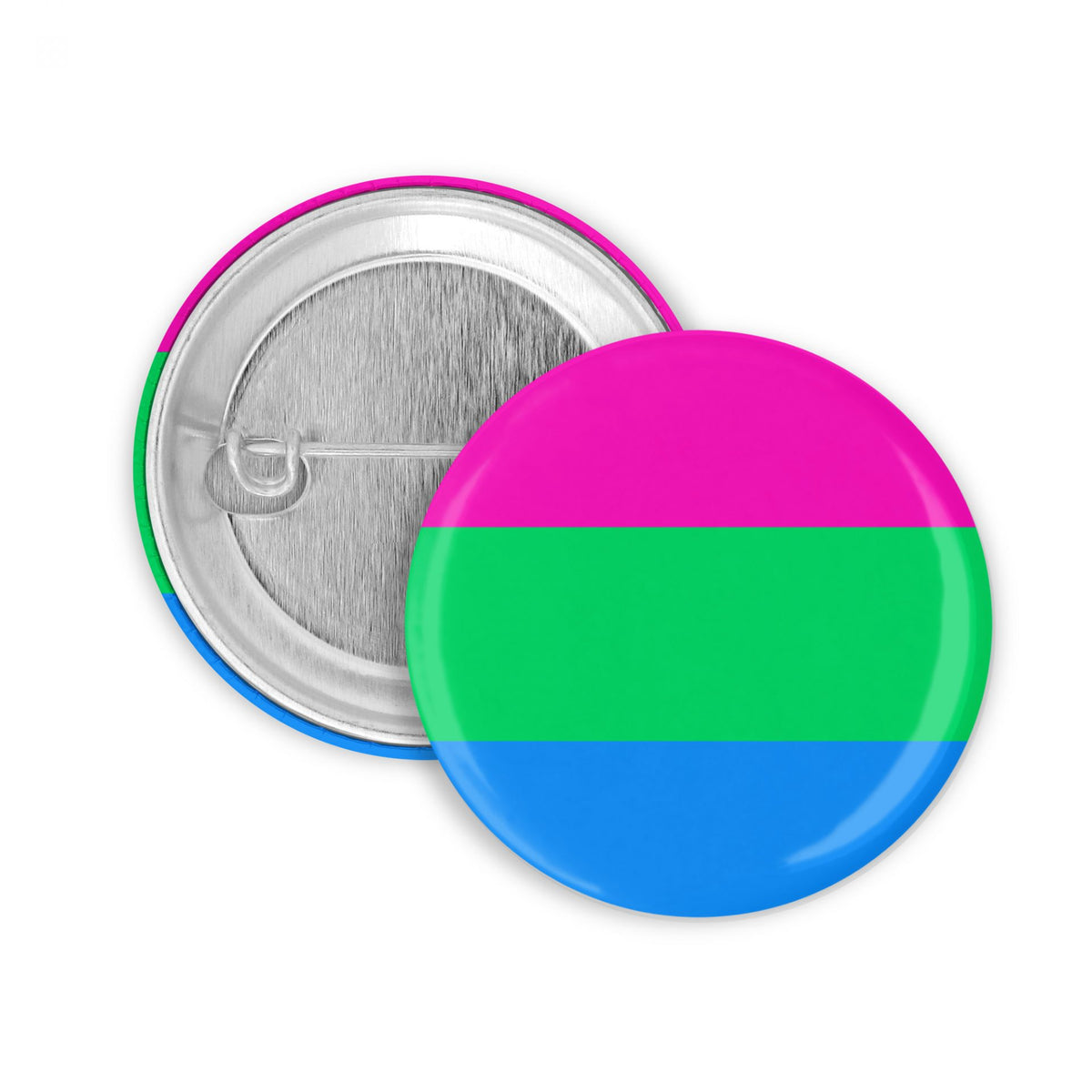 Polysexuell Flagge Button