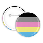 Polygender Flagge Button