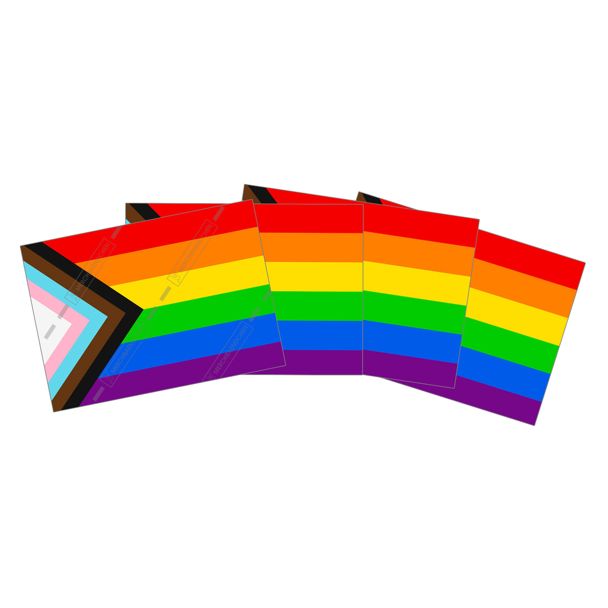 Pride Progress Flagge Sticker