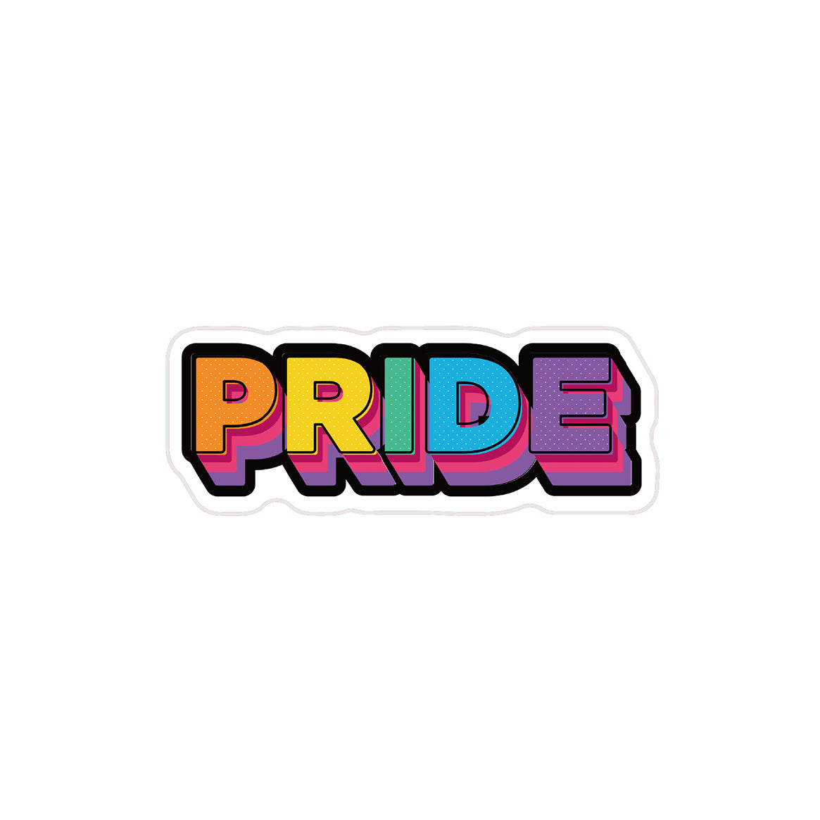 Pride - zugeschnittener Vinylsticker