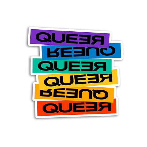 Queer - zugeschnittener Vinylsticker