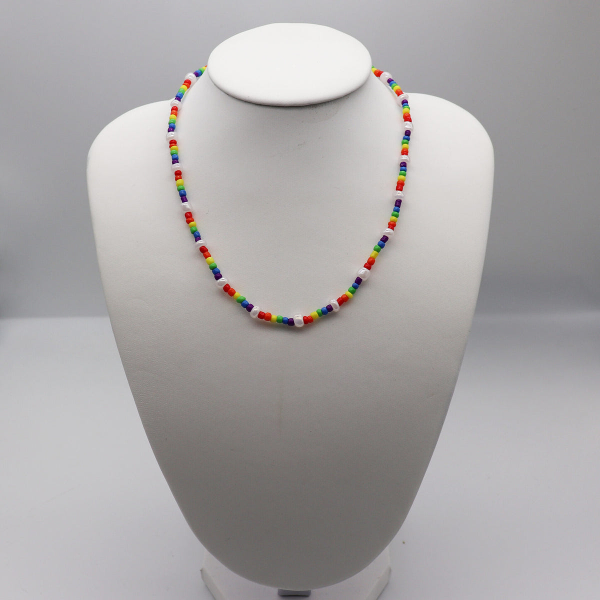 "Edith" - rainbow necklace handmade