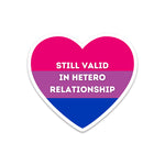 Still valid (bi) - zugeschnittener Vinylsticker