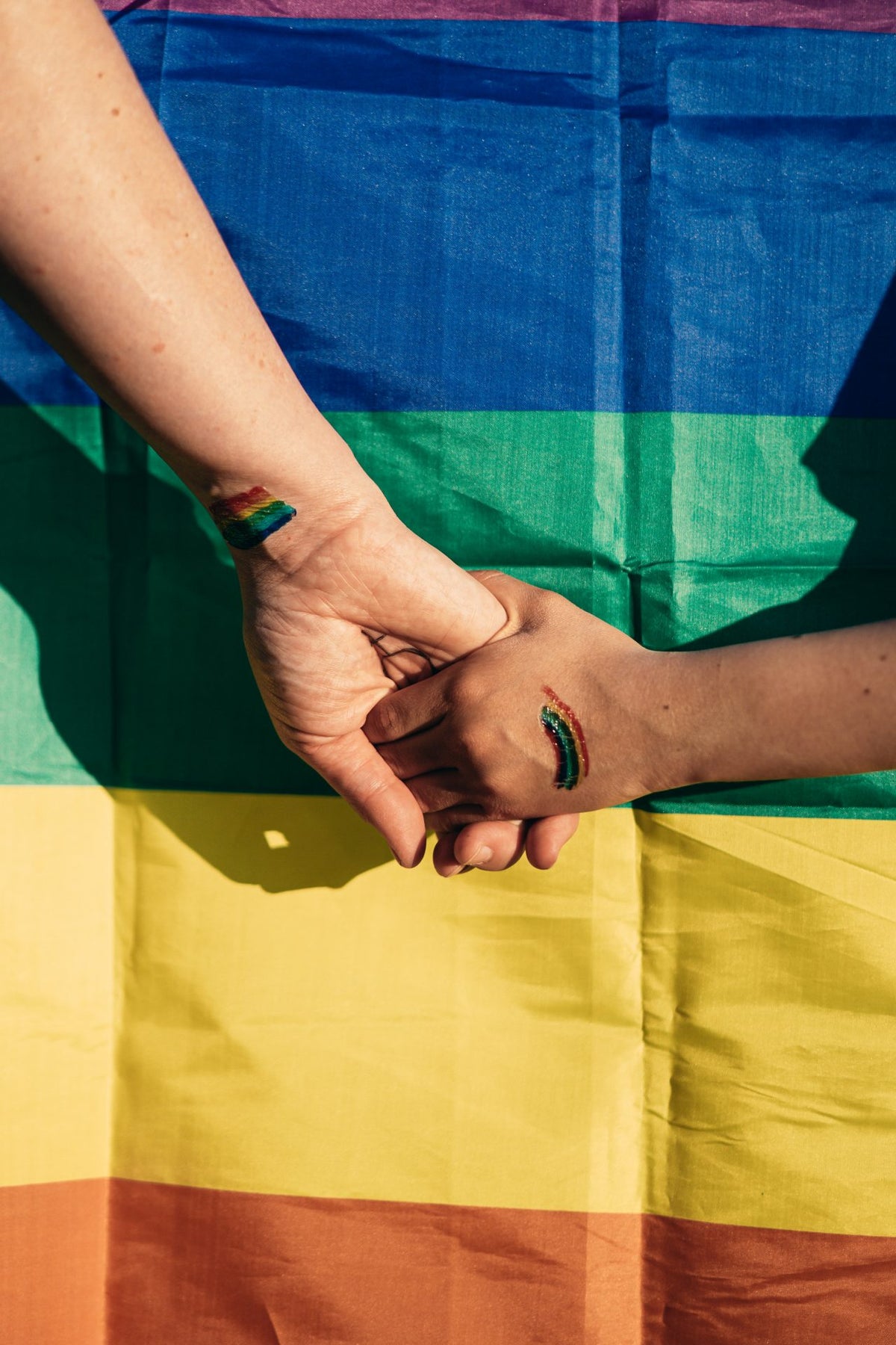 Regenbogen (watercolor) - Temporäres Tattoo