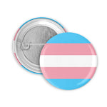 Trans* Flagge Button