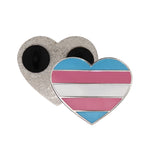 Trans* Herz - Emaille Pin