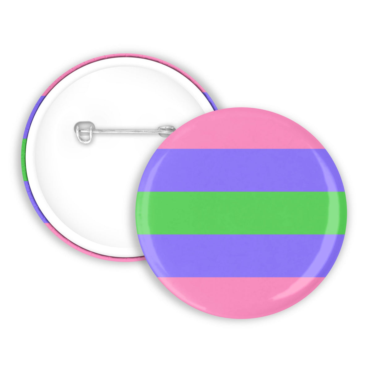 Trigender Flagge Button