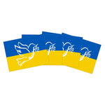 Taube - Ukraine Flagge Sticker