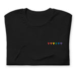 Pride Hearts T-Shirt (bestickt)