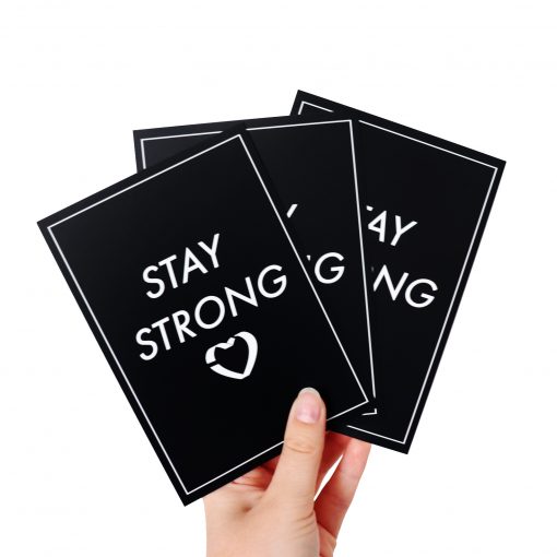 mental health Postkarte, stay strong